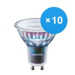 Confezione Multipack 10x Philips MASTER LED Spot ExpertColor GU10 PAR16 5.5W 355lm 36D - 927 Bianco Molto Caldo | Miglior resa cromatica - Dimmerabile - Sostitutiva 50W