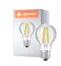Ledvance Classic Superior LED Bulbo E27 Pera Filamento Chiara 9.5W 1055lm - 927 Bianco Molto Caldo | Miglior resa cromatica - Dimmerabile - Sostitutiva 75W