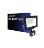 Noxion Proiettore LED Beamy G3.1 Nero 30W 3300lm 110D - 840 Bianco Freddo | IP44 - Sensore di Movimento e Luce - Simmetrico 