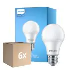 Confezione Multipack 6x Philips Corepro LED Bulbo E27 Pera Ghiaccio 10W 1055lm - 830 Luce Calda | Sostitutiva 75W