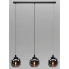 Eglo Luce Pendente Ariscani Acciaio Nero | Adatto per 3x E27